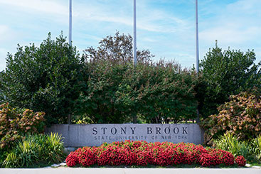 A Stony Brook University sign. Links to Donor-Advised Funds A Stony Brook University sign. Links to Donor-Advised Funds